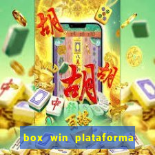 box win plataforma de jogos